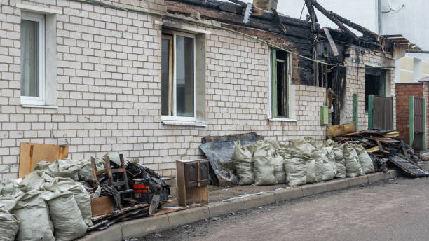 Professional Fire Damage Removal technician working in Wilson, WI
